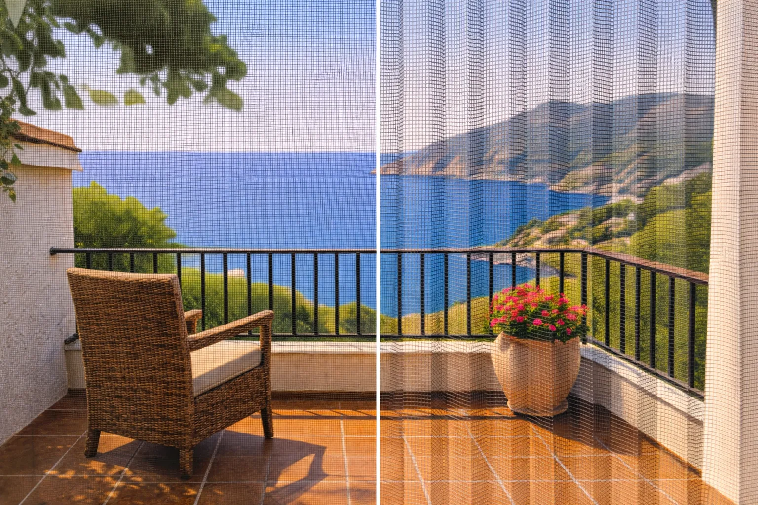 Pleated insect screen or straight-mesh insect screen? Which solution is better for your balcony door